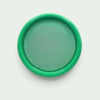 Schneckenschmiede runder, grüner magnetischer Pin-Bilderrahmen aus PETG für die Wandpräsentation von Sammlerstücken