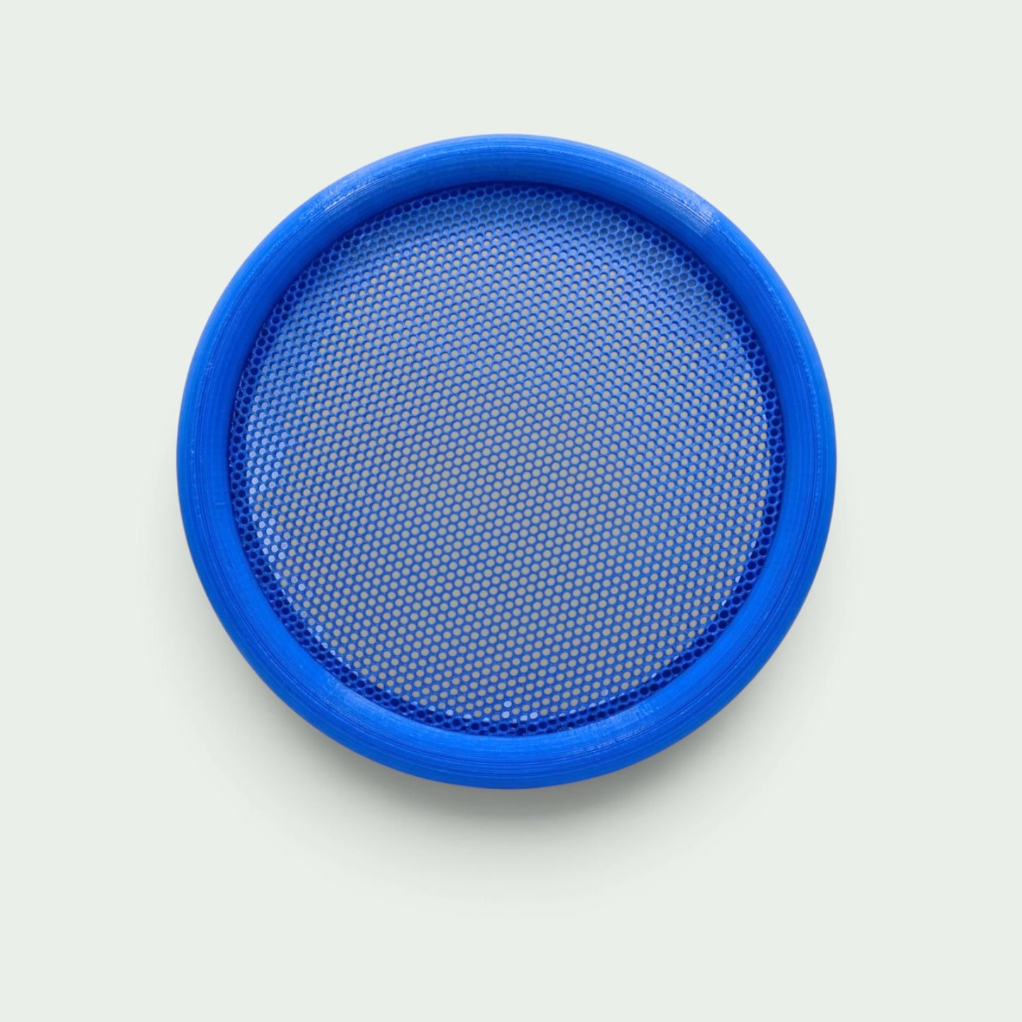 Schneckenschmiede runder magnetischer Pin-Displayrahmen aus blauem PETG für Sammlerstücke