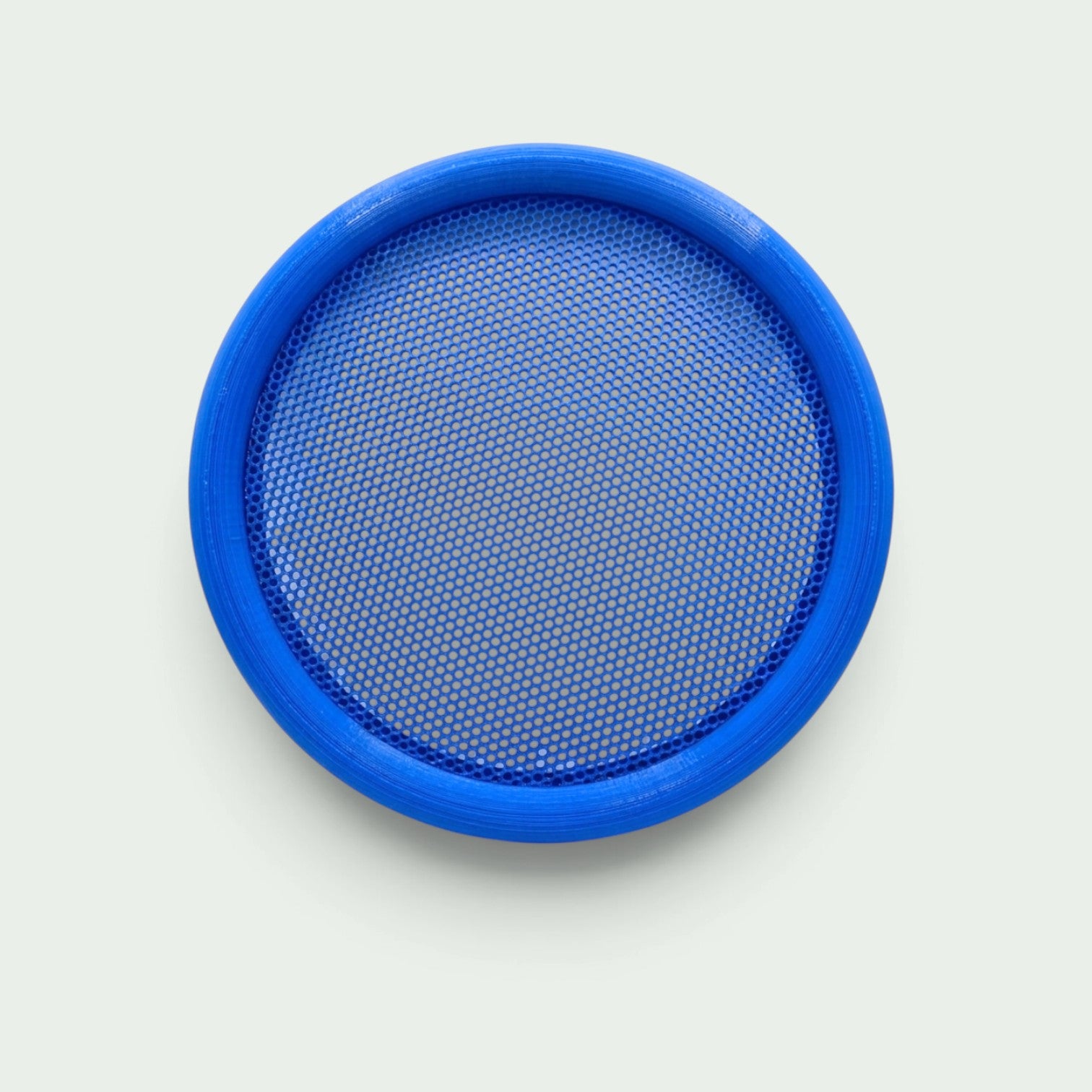 Schneckenschmiede runder magnetischer Pin-Displayrahmen aus blauem PETG für Sammlerstücke
