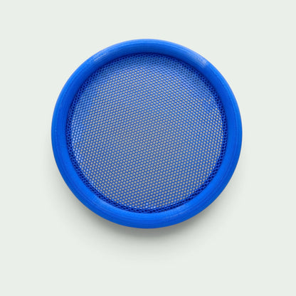 Schneckenschmiede runder magnetischer Pin-Displayrahmen aus blauem PETG für Sammlerstücke