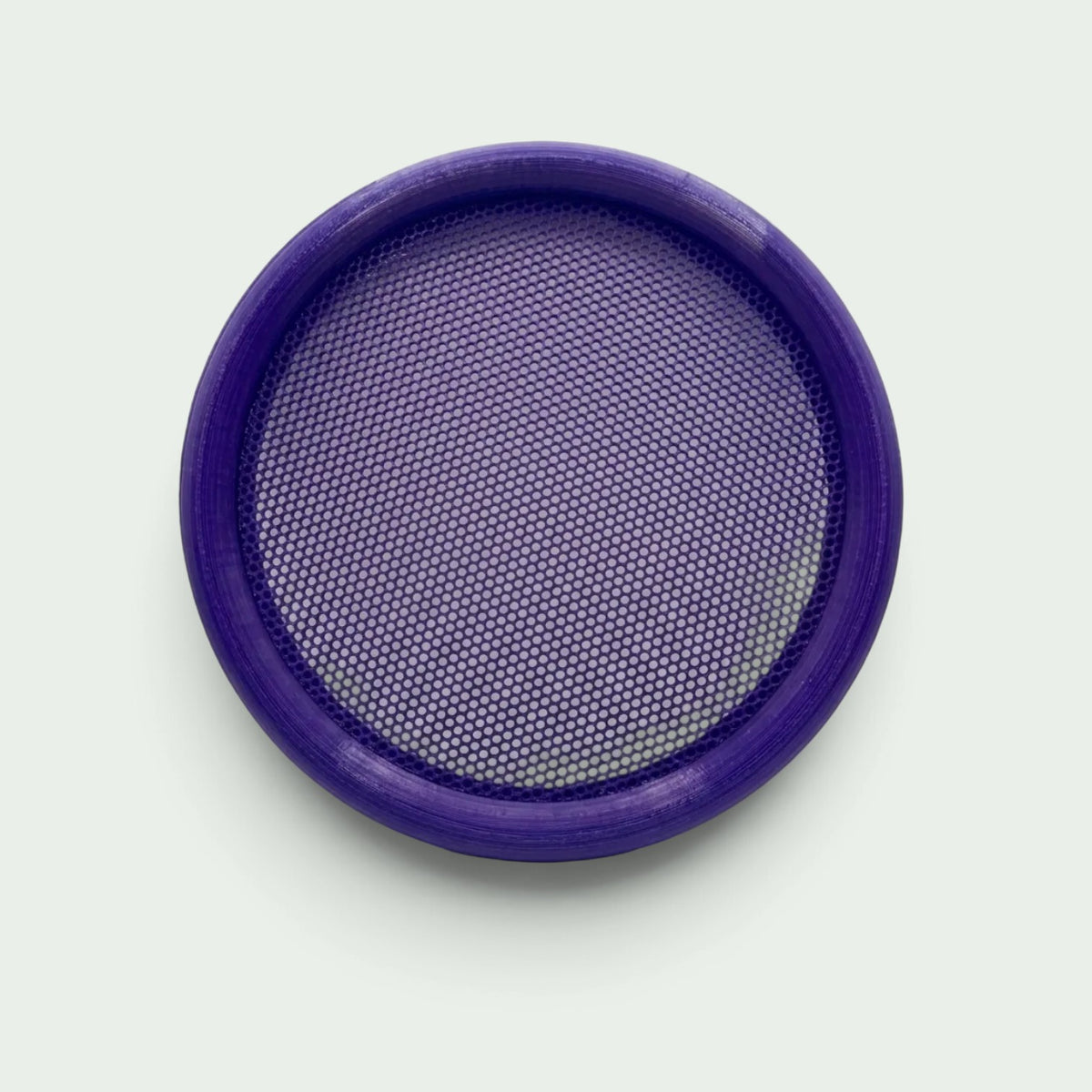 Schneckenschmiede runder magnetischer Pin-Bilderrahmen aus lila PETG für Sammlerstücke
